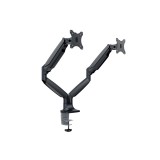 Multibrackets M Deskmount 15"-30" LCD TV/Monitor asztali tartó - Fekete (2 kijelző) (7350073733286)