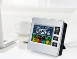 Multifunkciós LCD kijelzős időjárás állomás és asztali óra