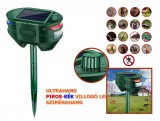 Multifunkciós Napelemes Ultrahangos kisállatriasztó MM5501A-DUAL-Solar
