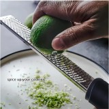 Multifunkciós rozsdamentes acél reszelő, kézi citromreszelő, sajtreszelő, gyömbérreszelő, konyhai eszköz zöldségekhez és fokhagymához