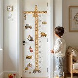 Munkagép mintájú magasságmérő falmatrica