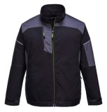 . Munkavédelmi kabát, L méret, fekete-szürke, Work (MED193)
