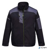 . Munkavédelmi kabát, M méret, fekete-szürke, "Work"