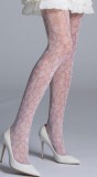 Mura 4176 harisnyanadrág, 20 den-es, hímzett csipke mintával