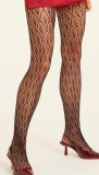 Mura 4252 - gyémánt mintás, csipke harisnyanadrág