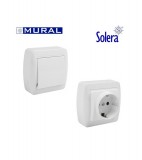 MURAL 106 alternatív kapcsoló  falon kívüli  MUR02 IP20 74x72x28mm
