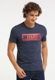 MUSTANG ALEX C Logo Férfi póló s.kék