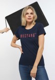 MUSTANG ALINA C LOGO TEE navy Női póló