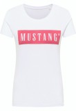 MUSTANG ALINA C LOGO TEE Női póló fehér