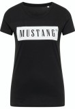 MUSTANG ALINA C LOGO TEE Női póló fekete