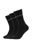 MUSTANG Férfi zokni fekete 3p/csomag