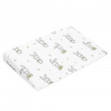 Muszelin Baba párna huzat- ék alakú New Baby STANDARD 30x37 cm bunny