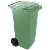 MUTA Háztartási kuka 120 L ZÖLD kerekes