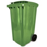 MUTA Háztartási kuka 240 L ZÖLD kerekes
