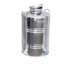 MUTA Inox kanna füles 30 L-es, csappal