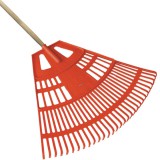 MUTA Lombseprű nagy műanyag 75cm íves narancssárga NYELEZETT