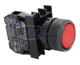 MUTLUSAN Ba9s Ledes nyomógomb, piros