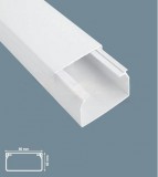 MUTLUSAN műanyag kábelcsatorna, 80x40, 2m, pattintható fedéllel