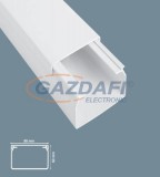 MUTLUSAN műanyag kábelcsatorna, 80x60, 2m, pattintható fedéllel