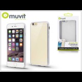 Muvit Frame TPU Apple iPhone 6 Plus/6S Plus hátlap átlátszó-ezüst  (I-MUSKI0574) (I-MUSKI0574) - Telefontok