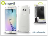 Muvit Samsung SM-G928 Galaxy S6 Edge+  hátlap - Muvit Clear Back - clear I-MUCRY0049