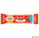 Müzliszelet, 20 g, CERBONA, piros gyümölcsös