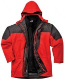 MV piros/fekete Portwest 3/1 AVIEMORE kabát S570 S, M, XL, XXL, XXXL méretek