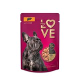 My Love teljes értékű, szaftos alutasakos eledel felnőtt kutyáknak Máj 100g