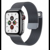 Mybandz Apple Watch 38/40/41mm Milánói fém óraszíj sötétszürke (APW381424) (APW381424) - Szíj