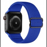 Mybandz Apple Watch 38/40mm állítható rugalma szövet óraszíj kék (APW383005) (APW383005) - Szíj
