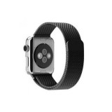 Mybandz Apple Watch 38/40mm Milánói fém óraszíj fekete (APW381556) (APW381556) - Szíj