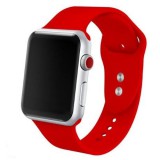 Mybandz Apple Watch 38/40mm szilikon óraszíj piros (APW381643) (APW381643) - Szíj