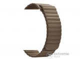 MyBandz Apple Watch utángyártott mágneses bőr óraszíj, barna, 42/44 mm