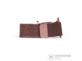 MyBandz Apple Watch utángyártott milánói fém óraszíj, pink/arany, 42/44 mm