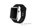 MyBandz Apple Watch utángyártott MyBandz szilikon óraszíj, fekete, 38/40 mm