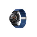 Mybandz Univerzális Fonott szövet Okosóra Szíj 22mm - Sötétkék (28892)