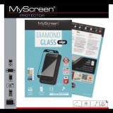 MYSCREEN DIAMOND GLASS EDGE képernyővédő üveg (2.5D full cover, íves, karcálló, 0.33 mm, 9H) FEKETE [Huawei Mate 10] (MD3499TG FCOV BLACK) - Kijelzővédő fólia