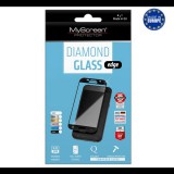 MYSCREEN DIAMOND GLASS EDGE képernyővédő üveg (2.5D full cover, íves, karcálló, 0.33 mm, 9H) FEKETE [Nokia 2.2] (MD4381TG FCOV BLACK) - Kijelzővédő fólia