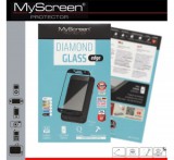 MYSCREEN DIAMOND GLASS EDGE képernyővédő üveg (2.5D full cover, íves, karcálló, 0.33 mm, 9H) FEKETE [Samsung Galaxy J3 (2017) SM-J330 EU]
