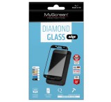 MYSCREEN DIAMOND GLASS EDGE képernyővédő üveg (2.5D, íves, karcálló, 0.33 mm, 9H) FEKETE Honor 90 5G