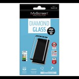 MYSCREEN DIAMOND GLASS EDGE képernyővédő üveg (3D full cover, íves, karcálló, 0.33 mm, 9H) FEKETE [Apple iPhone 11 Pro] (MD3413TG 3D BLACK) - Kijelzővédő fólia