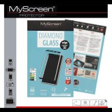 MYSCREEN DIAMOND GLASS EDGE képernyővédő üveg (3D full cover, íves, karcálló, 0.33 mm, 9H) FEKETE [Apple iPhone 6S Plus 5.5] (MD2156TG 3D BLACK) - Kijelzővédő fólia
