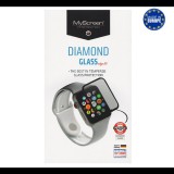 MYSCREEN DIAMOND GLASS EDGE képernyővédő üveg (3D full cover, íves, karcálló, 0.33 mm, 9H) FEKETE [Apple Watch Series 1 42mm] (MD3571TG 3D BLACK 42 MM) - Kijelzővédő fólia