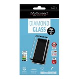 MYSCREEN DIAMOND GLASS EDGE képernyővédő üveg (3D full cover, íves, karcálló, 0.33 mm, 9H) FEKETE [Huawei Mate 40 Pro] (MD5300TG 3D BLACK) - Kijelzővédő fólia