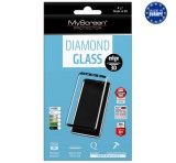 MYSCREEN DIAMOND GLASS EDGE képernyővédő üveg (3D full cover, íves, karcálló, 0.33 mm, 9H) FEKETE TCL 408
