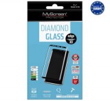 MYSCREEN DIAMOND GLASS EDGE képernyővédő üveg (3D full cover, íves, karcálló, tok barát, 0.33 mm, 9H) FEKETE [Huawei P30 Pro]