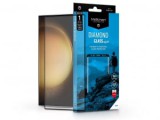 MyScreen Diamond Glass Edge3D Samsung SM-S918 Galaxy S23 Ultra edzett üveg kijelzővédő fólia ívelt kijelzőhöz fekete kerettel (LA-2296)