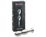 mystim O(h!)-thello - elektro, gömbös anál plug (ezüst)