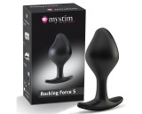 mystim Rocking Force S - elektro anál plug - kicsi (fekete)