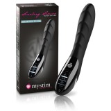mystim Sizzling Simon - elektro-stimuláló vibrátor (fekete)